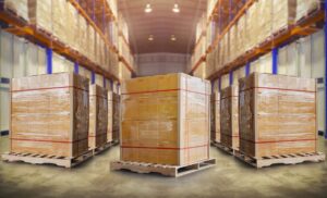 Be- und Entladen von Containern-Container entladen und beladen