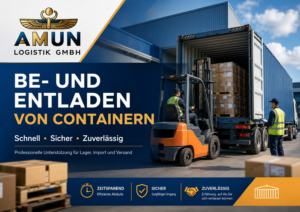 Be- und Entladen von Containern Container entladen und Container laden in Hamburg
