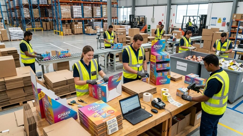 Professionelle Value Added Services, Displaybau, Etikettierung und Konfektionierung in Hamburg